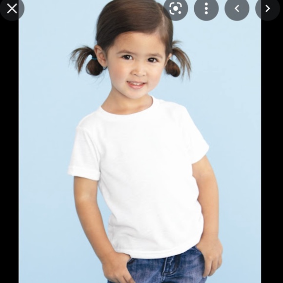 Girl T-shirt Toddler Tee White - Picture 5 of 6